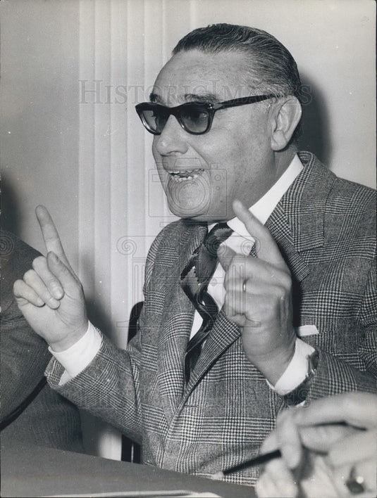 1963 Press Photo Italian Social Movement ,Hon. Arturo Micheline - KSB11481