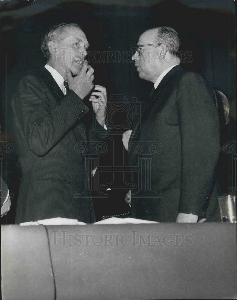 1964 Press Photo Alec Douglas-Home, Ex-Prime Minister & Alexander Soldatov- Historic Images