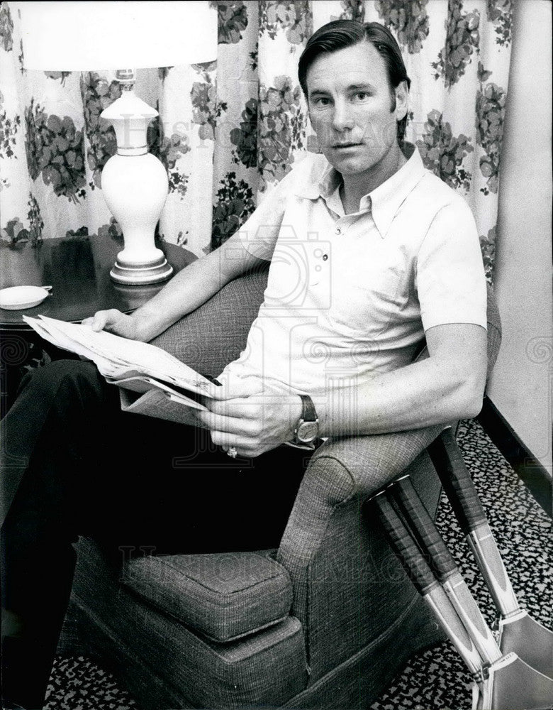 1973 Press Photo Yugoslav tennis player Nikki Filic - KSB14741