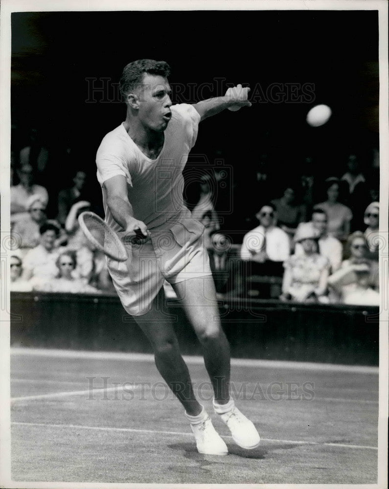1953 Press Photo G.A. Worthington, of New Zealand,at Wimbledon - KSB21675