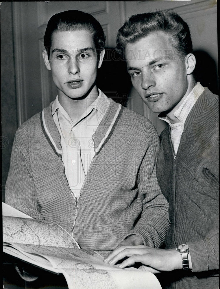 Press Photo Michael Schmecht &amp; Jurgen Rau,West German - KSB23353- Historic Images