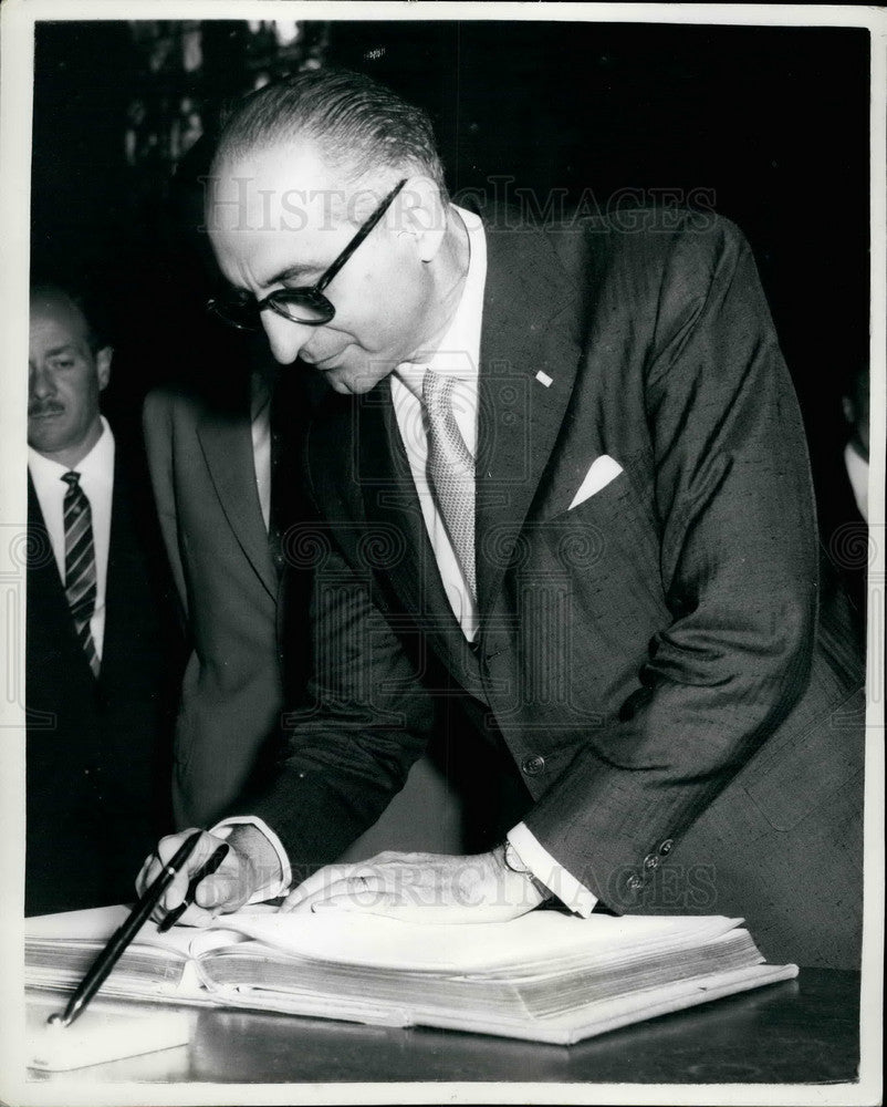 Press Photo President Frondizi of the Argentine - KSB24413- Historic Images