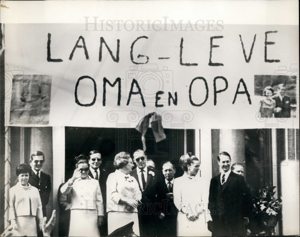 Press Photo Queen Juliana of the Netherlands celebrates her birthday - KSB28653