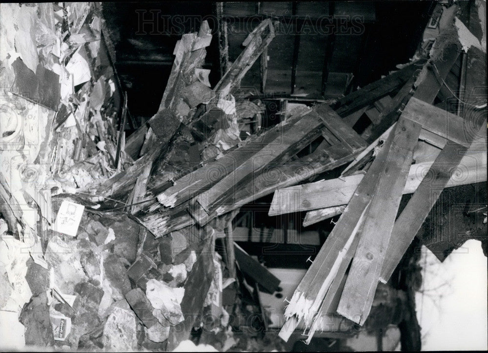1959 Press Photo Wreckage from gas explosion in Dortmund - KSB29795