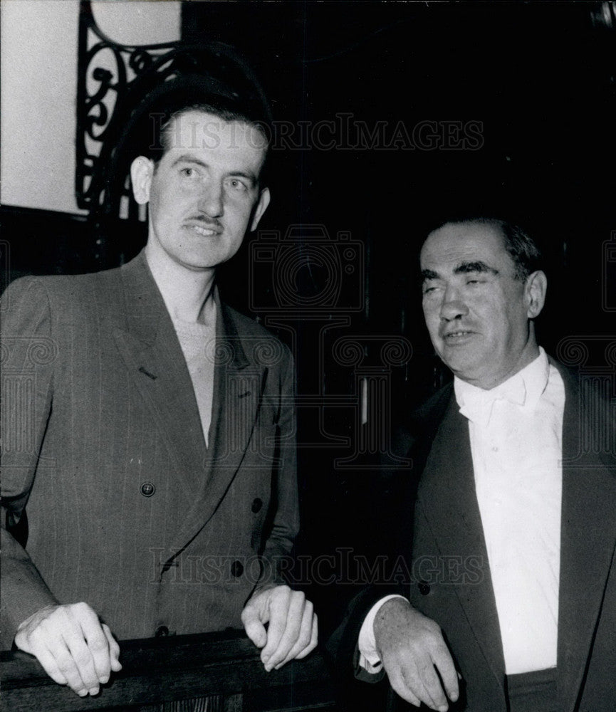 1957 Press Photo Henry William Star Espionage Suspect Germany Doctor Proskauer