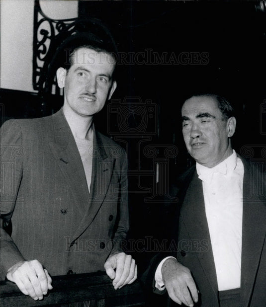 1957 Press Photo Henry William Star Espionage Suspect Germany Doctor Proskauer