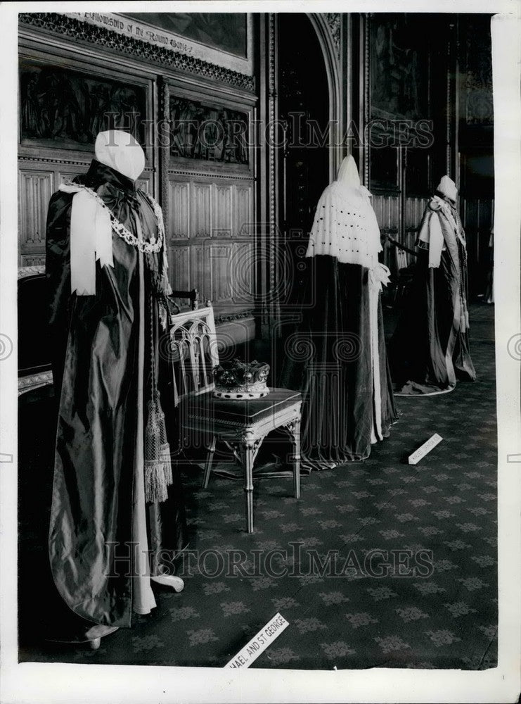 1953 Press Photo Royal Robing Room, House of Lords - KSB35005