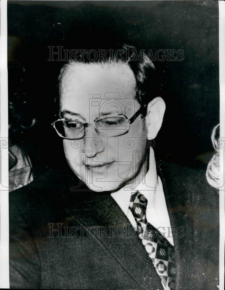 1972 Press Photo Dr. Ami Shachori,Israeli diplomat - KSB38339
