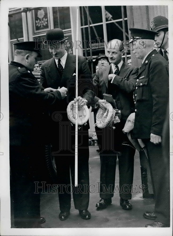 1953 Press Photo Peers Take Part In Abbey Coronation Rehearsal - KSB38433- Historic Images