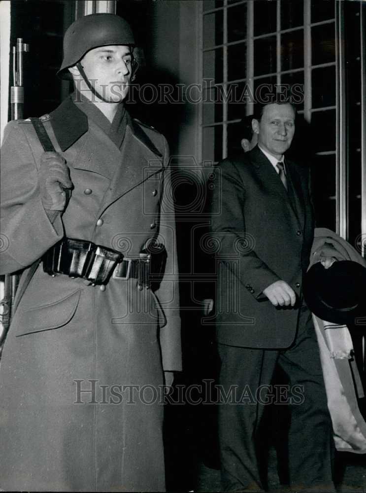 1957 Press Photo Soviet Ambassador A. Smirnow. - KSB38767- Historic Images