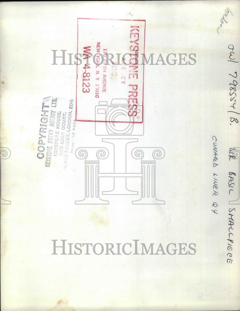 Press Photo Sir Basil Smallpiece - KSB38793