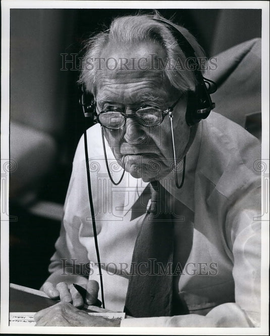 1978 Press Photo Lord Noel Baker, UN Disarmament - KSB40553