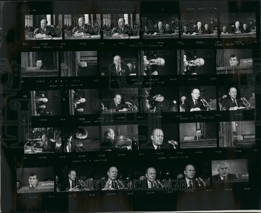1973 Press Photo Gerald Ford at Confirmation Hearings - KSB43727