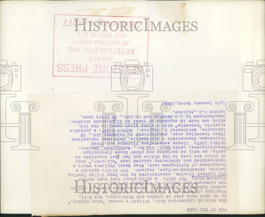 1954 Press Photo The British Industries Fair - KSB44083