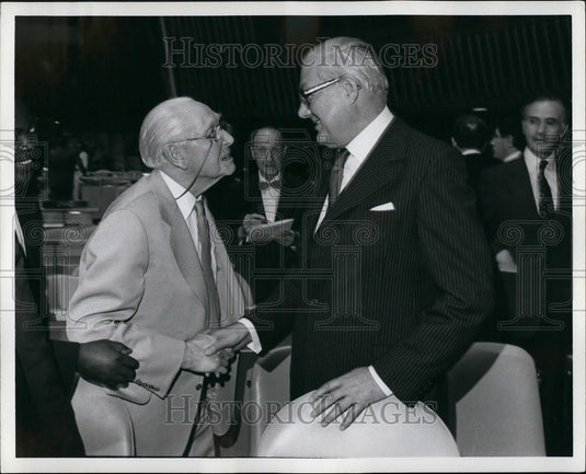1978 Press Photo Lord Noel Baker British Delegate League Nations James Callaghan- Historic Images