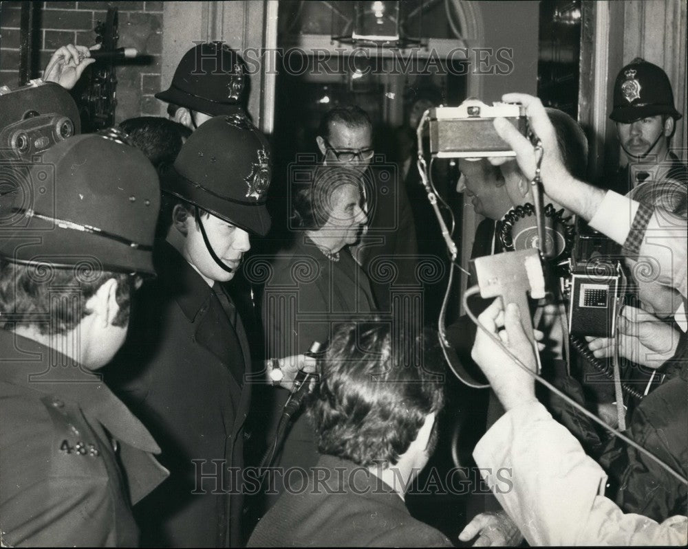 1970 Press Photo Golda Meir , the Israel prime minister visits London- Historic Images