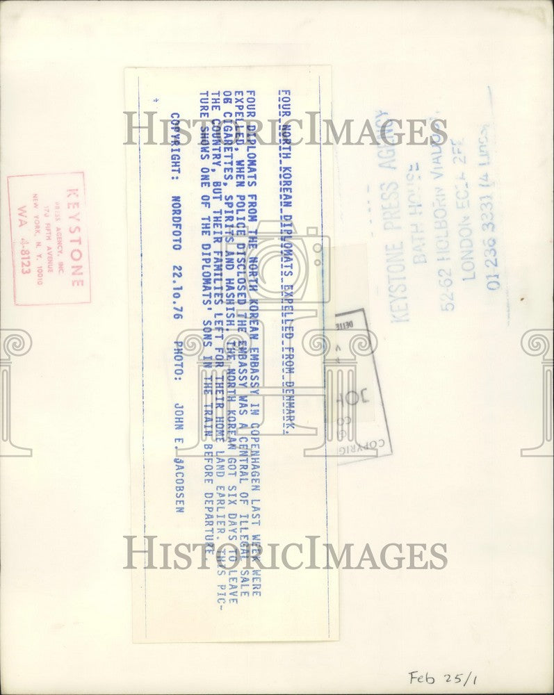 1976 Press Photo Korean Diplomat's Son - KSB52589
