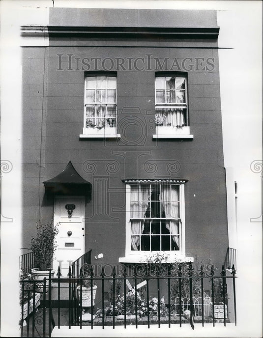 1973 Press Photo Singer Janie Jones house,alleged centre for call girls