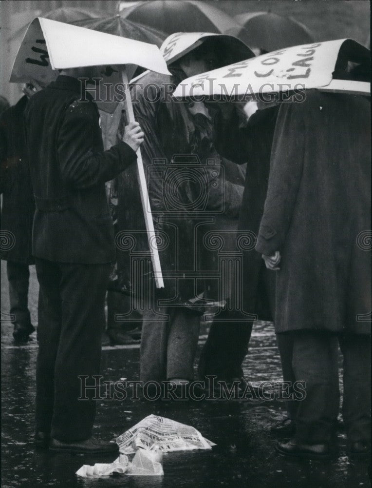 1966 Press Photo Italian Communists stages rallys in Piazza del Popolo- Historic Images