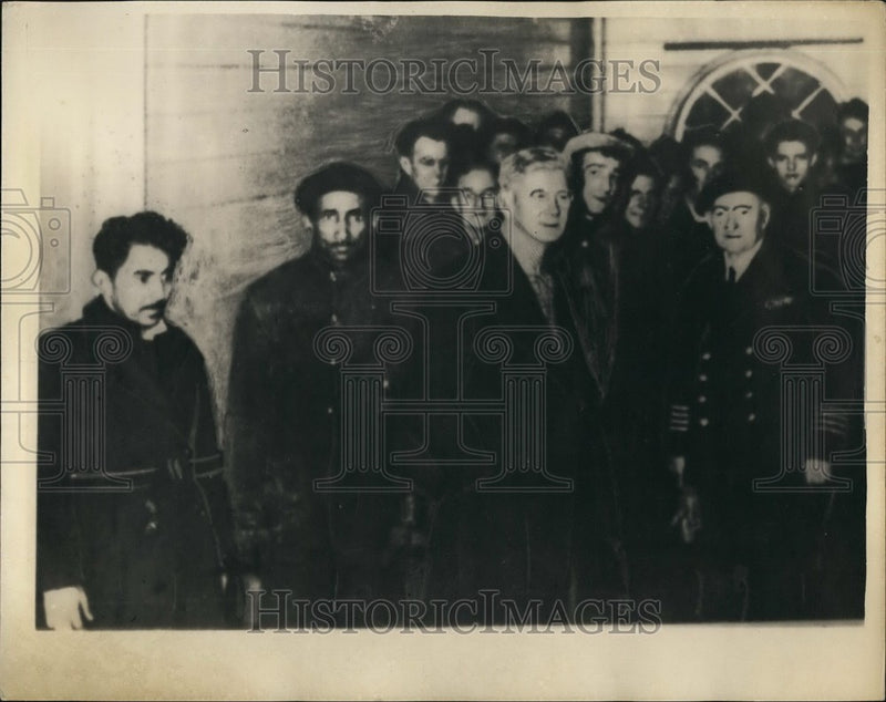 Load image into Gallery viewer, 1956 Press Photo Fire Breaks Out In Glasgow Vessel "Herriesburn" - KSB57021
