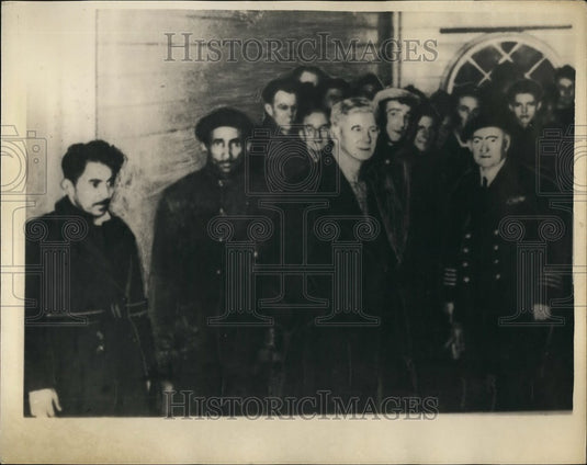 1956 Press Photo Fire Breaks Out In Glasgow Vessel "Herriesburn" - KSB57021