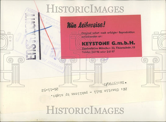 1952 Press Photo this 'Supadynamic" cartride operated tool, - KSB58805