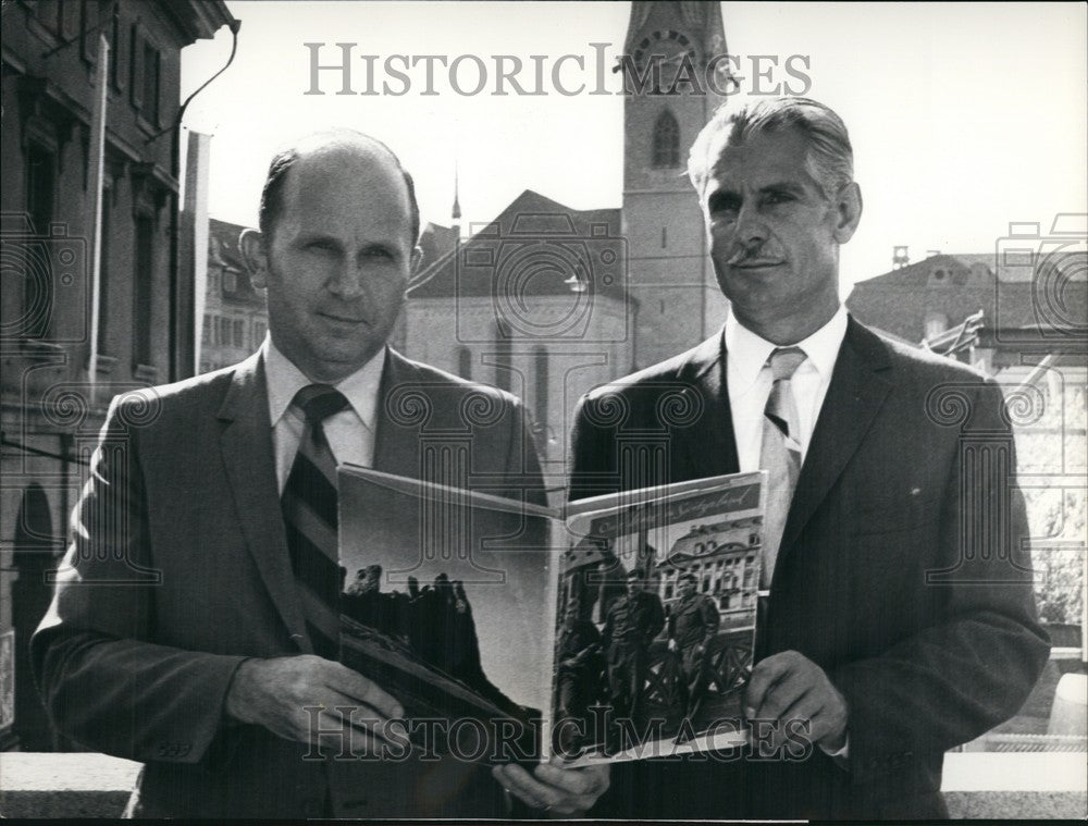 1970 Press Photo ex-GIs Jesse H. Ellsworth (left) and Steve Marcinek - KSB59597