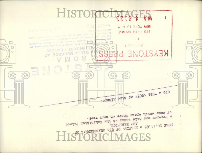 Load image into Gallery viewer, 1965 Press Photo "USA 1965" By Nino Aimone - KSB61037
