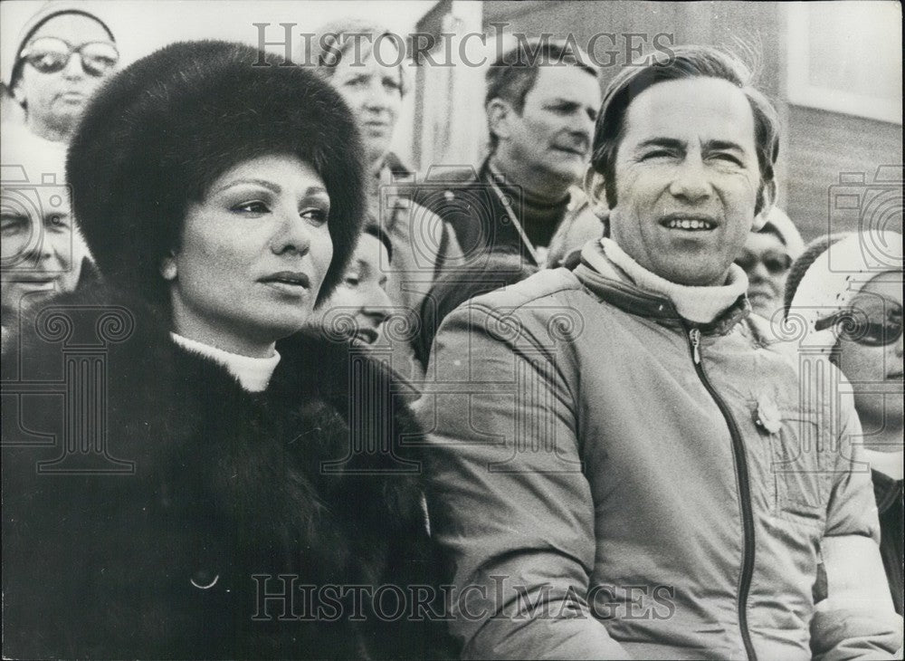 1974 Press Photo Empress Farah Diba/Iran/King Constantine/Greece - KSB64449