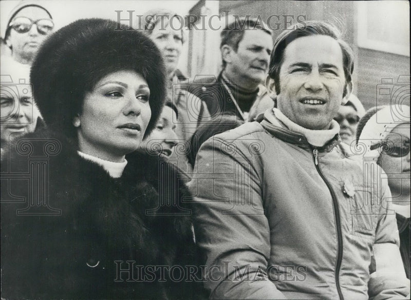 Load image into Gallery viewer, 1974 Press Photo Empress Farah Diba/Iran/King Constantine/Greece - KSB64449

