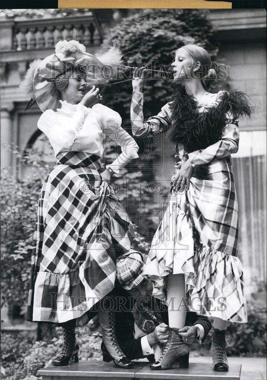 1970 Press Photo Women Wearing bovary-Bootees"" - KSB67359 - KSB67359