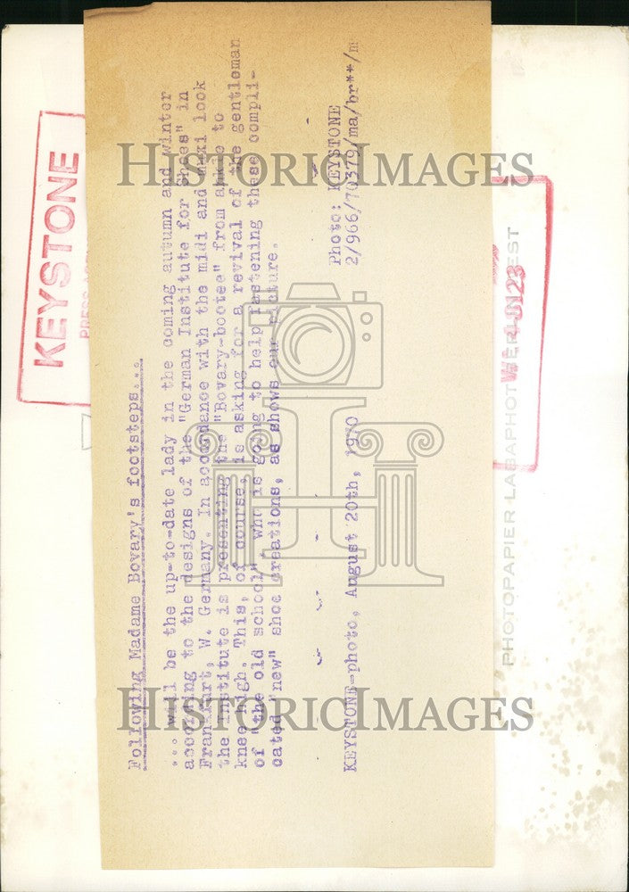 1970 Press Photo Women Wearing bovary-Bootees"" - KSB67359 - KSB67359