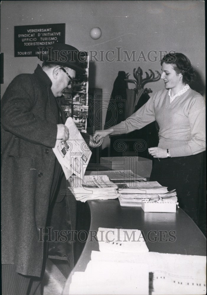 1953 Press Photo Paul Enry Spaak, European Assembly - KSB72805- Historic Images