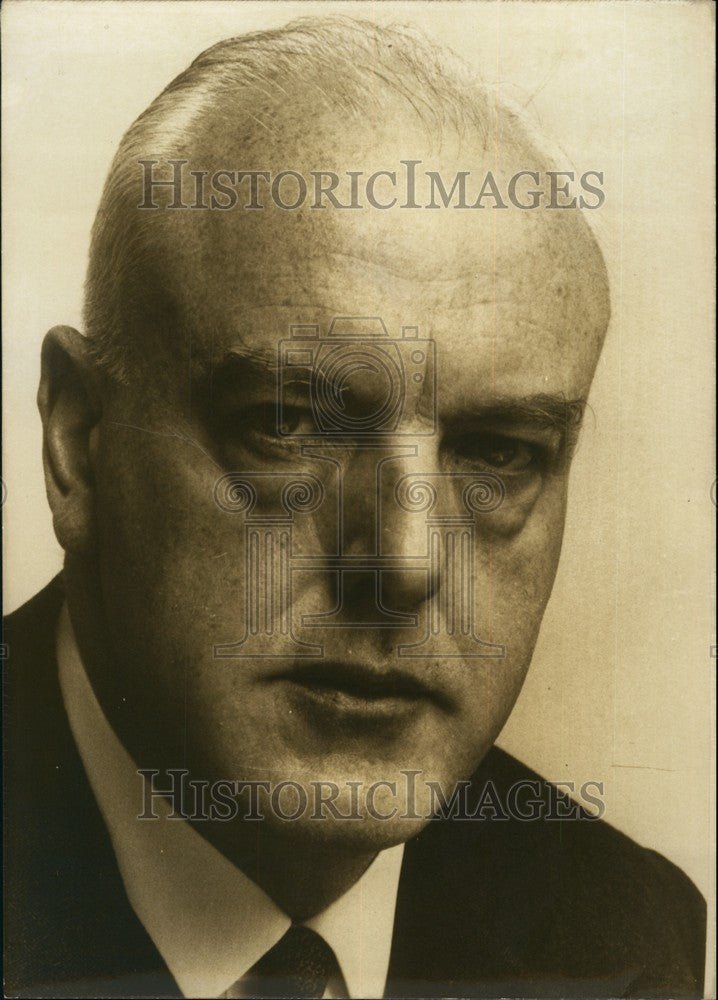 1971 Press Photo FGK Gallagher, United Kingdom Head Delegate at OECD Conference- Historic Images