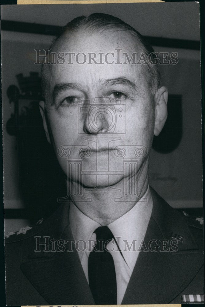 1960 Press Photo Chief, US Army, Europe, General Clyde Davis Eddleman- Historic Images