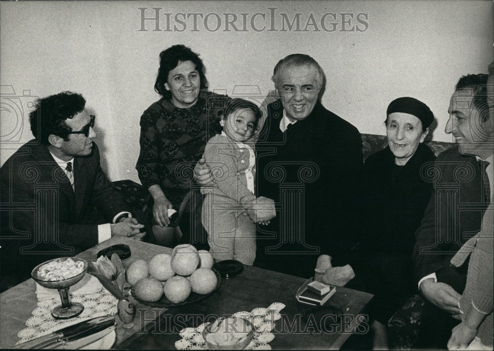 1972 Press Photo Comrade Enver Hoxha at Albania's Independence Anniv.- Historic Images