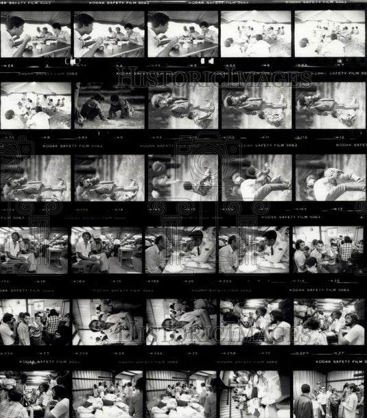 Press Photo Cuban Refugees - Miami.- Historic Images