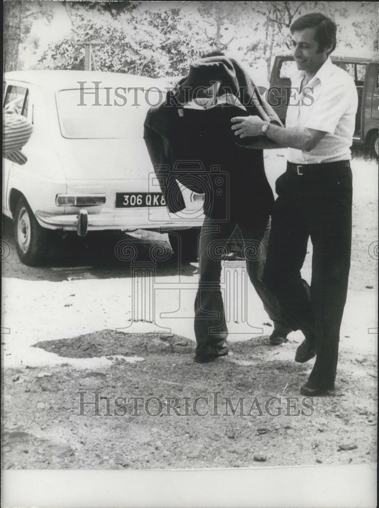 1977 Press Photo Maria-Christina von Opel Arrested for Drug Possession- Historic Images