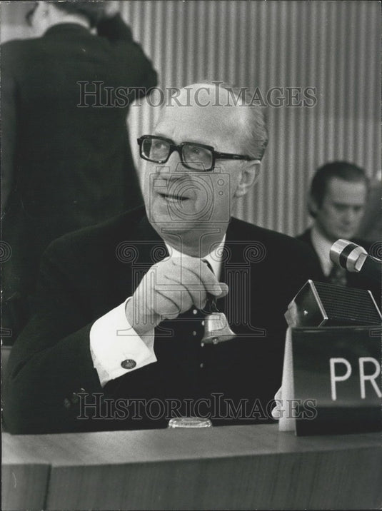 1973 Press Photo Swedish Minister of Agriculture Ingemund Bengtsson - KSK07297