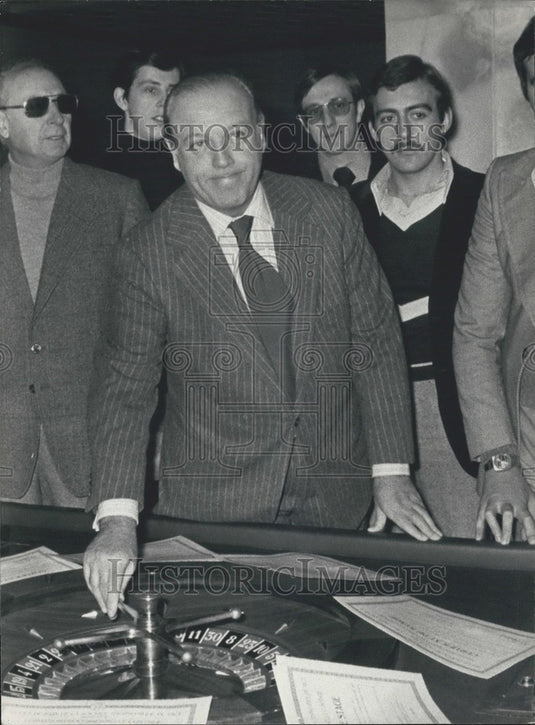 1978 Press Photo Nice Casino Ruhl CEO Jean-Dominique Fratoni