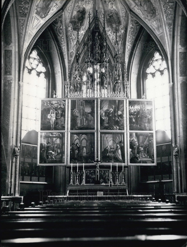 1956 Press Photo Church of St. Wolfgang. Germany.- Historic Images