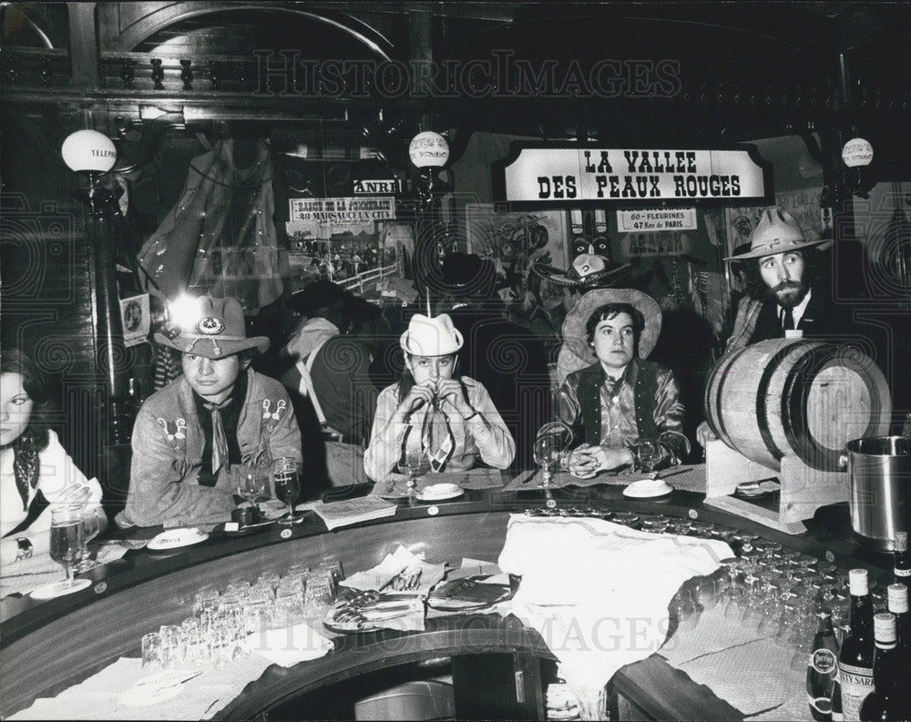 1972 Press Photo Frenchie's Saloon in Paris