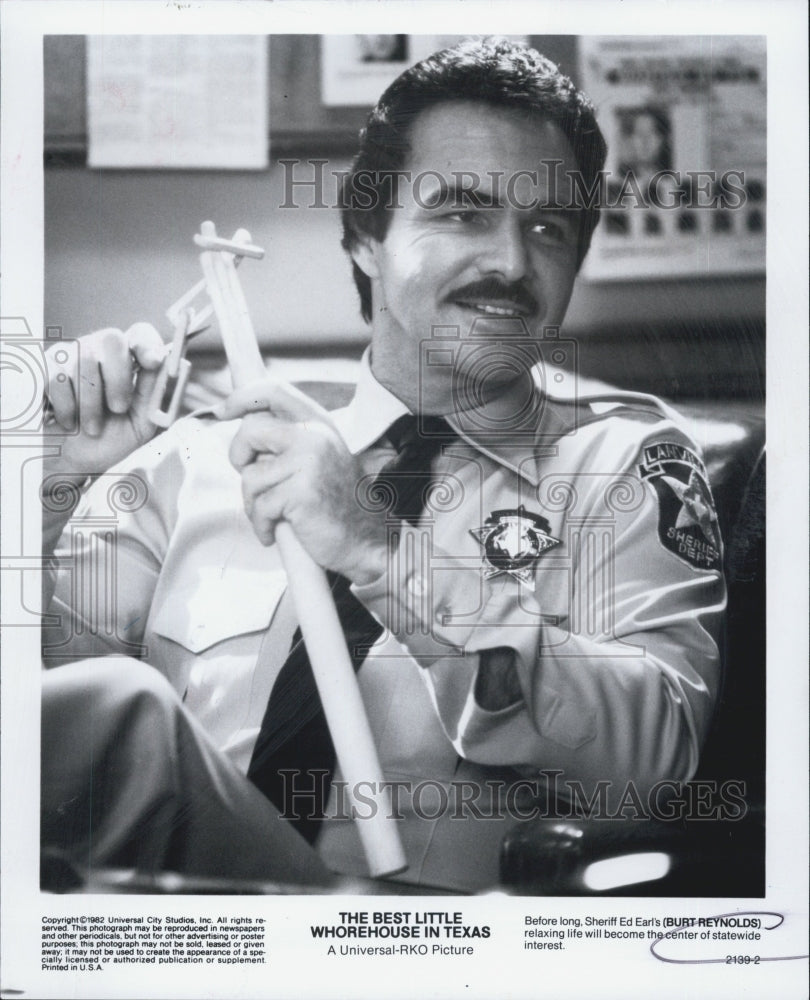 1982 Press Burt Reynolds In Movie &quot;The Best Little Whorehouse In Texas&quot;- Historic Images