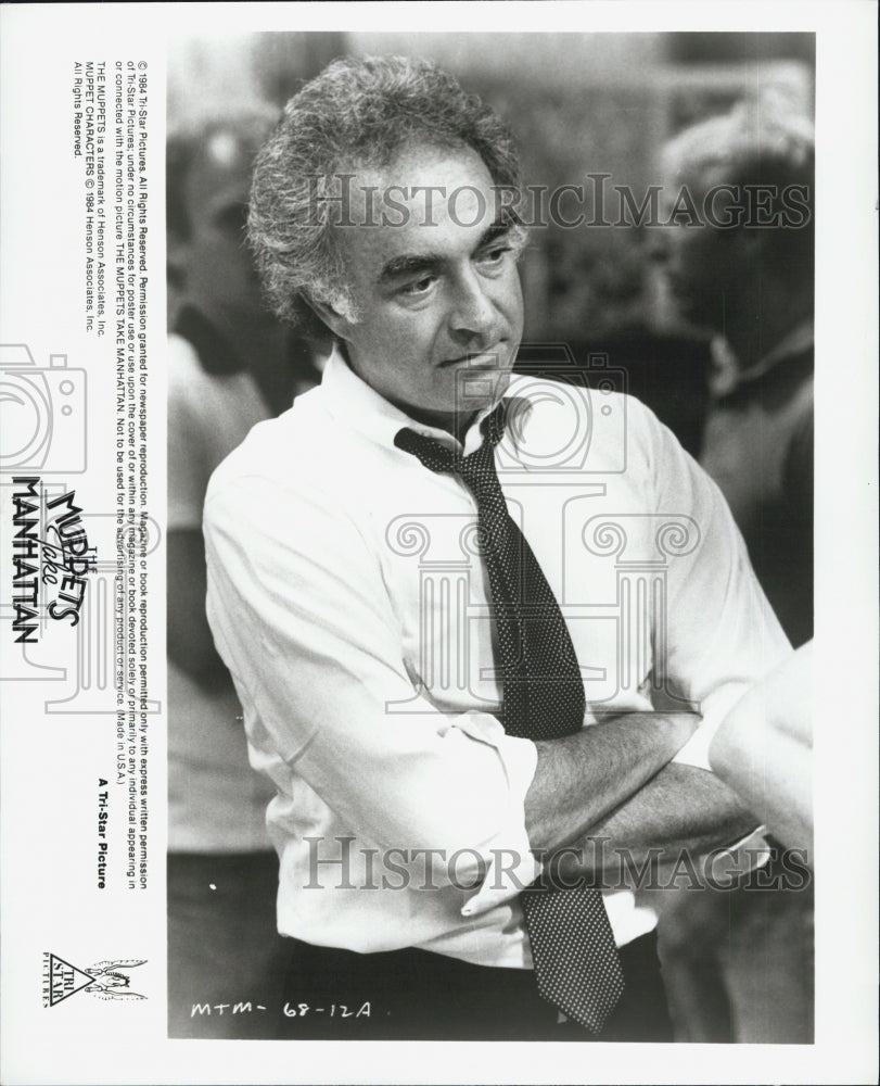 1984 Press Photo Actor Appears In Movie &quot;The Muppets Take Manhattan&quot;- Historic Images