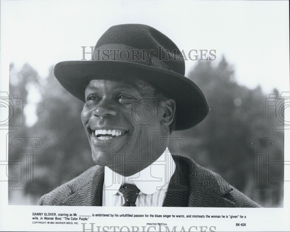 1985 Press Photo Actor Danny Glover In Movie &quot;The Color Purple&quot;- Historic Images