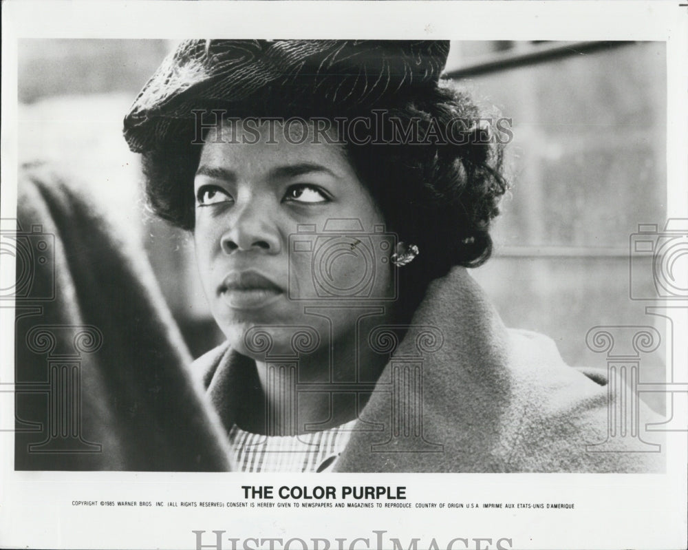 1985 Press Photo Oprah Winfrey In Movie &quot;The Color Purple&quot;- Historic Images