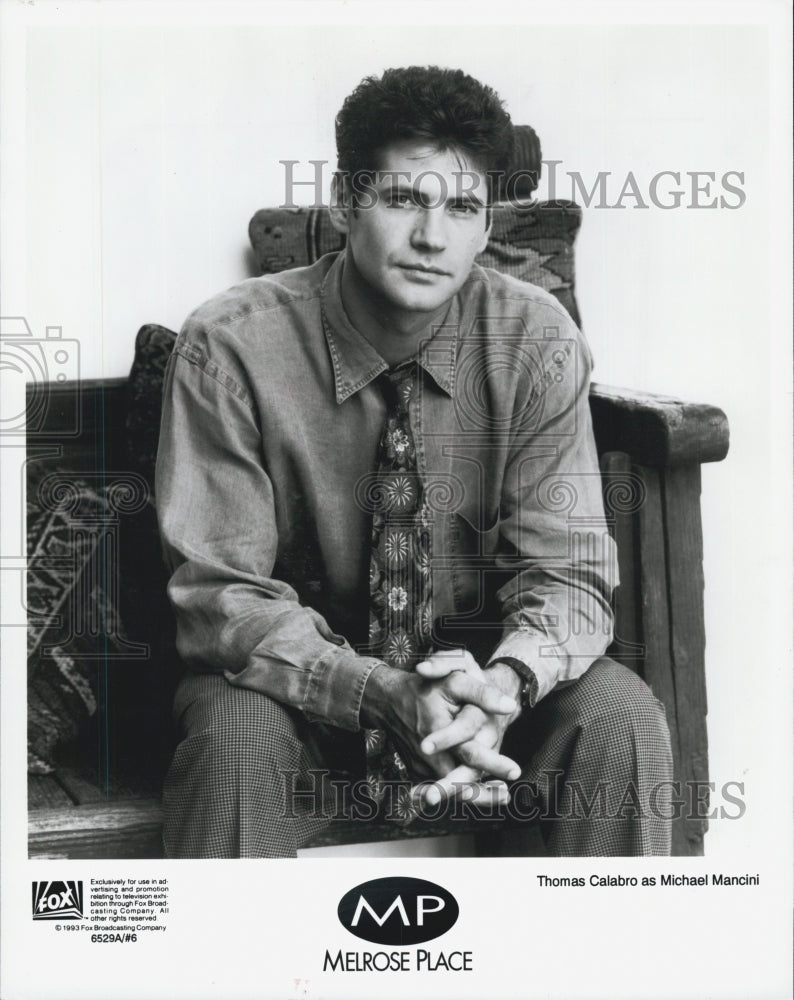 1993 Press Photo Thomas Calabro In Television Show &quot;Melrose Place&quot;- Historic Images