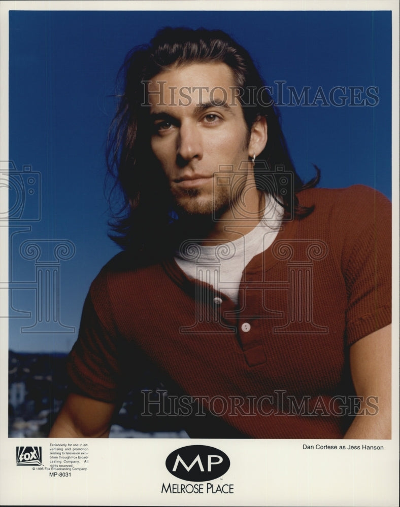 1995 Press Photo Dan Cortese In Television Show &quot;Melrose Place&quot;- Historic Images