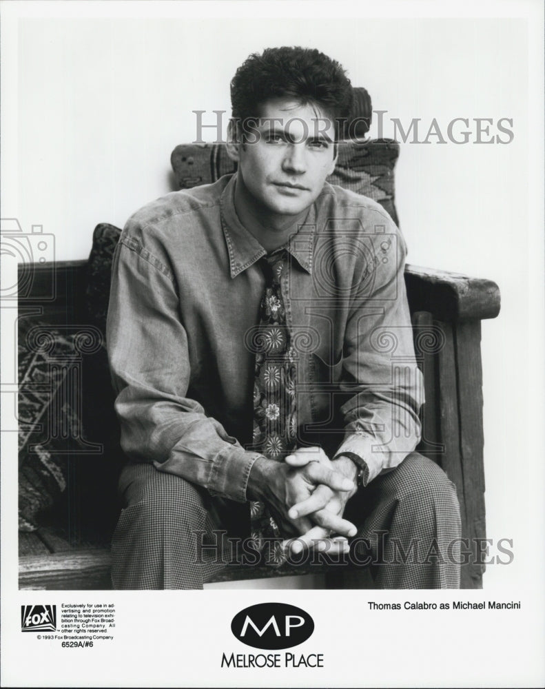 1993 Press Photo Thomas Calabro In Television Show "Melrose Place"