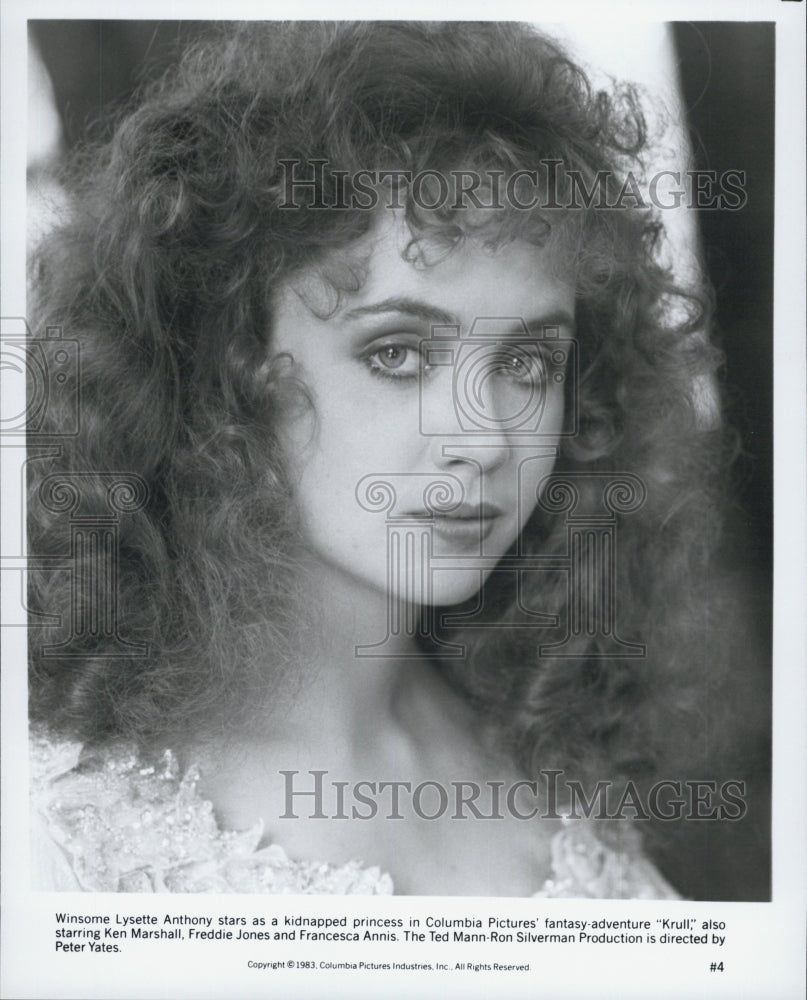 1983 Press Photo Actress Lysette Anthony In Movie &quot;Krull&quot;- Historic Images